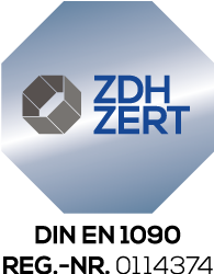 ZDH ZERT Zertifizierung DIN EN1090 | Helmut Berger Metallbau GmbH